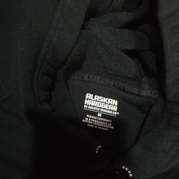 Alaskan‎ Hardgear Hoodie Men's Medium Navy Blue Pullover Duluth Trading Co - Picture 2 of 3